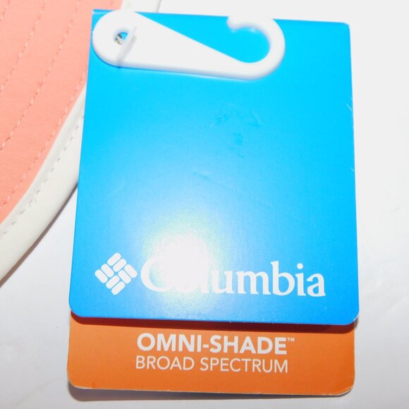 Columbia Unisex S /M Peach Broad Spectrum Booney hat 50 UPF New with Tags - Picture 6 of 12
